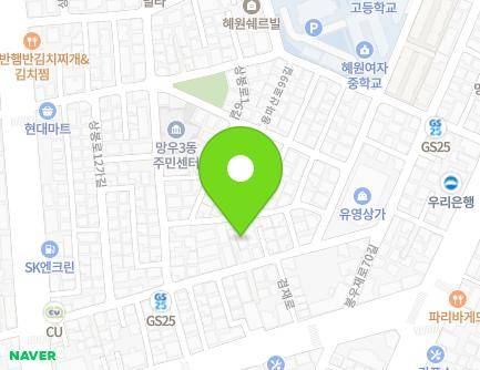 14 Gyeomjae-ro 61ga-gil, Jungnang-gu, Seoul, Republic of Korea Map