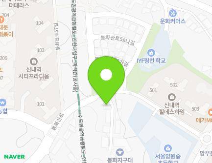 2 Bonghwasan-ro 58-gil, Jungnang-gu, Seoul, Republic of Korea Map