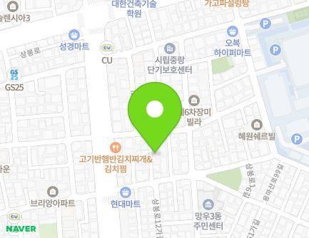 9-6 Sangbong-ro 16-gil, Jungnang-gu, Seoul, Republic of Korea Map