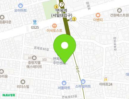 25 Gyeomjae-ro 40-gil, Jungnang-gu, Seoul, Republic of Korea Map