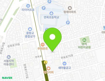 8-4 Myeonmok-ro 78-gil, Jungnang-gu, Seoul, Republic of Korea Map