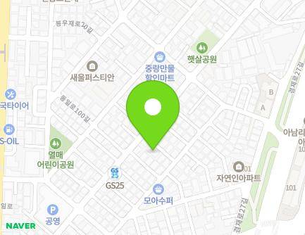 58-6 Gyeomjae-ro 15-gil, Jungnang-gu, Seoul, Republic of Korea Map