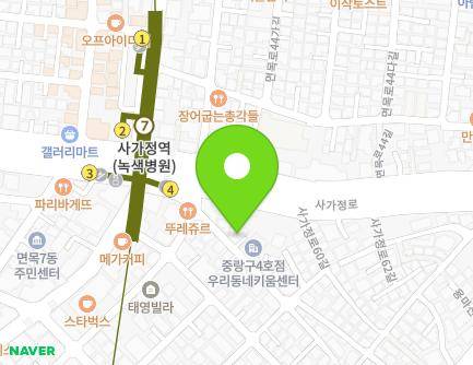 46 Yongmasan-ro 51-gil, Jungnang-gu, Seoul, Republic of Korea Map