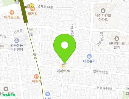 19 Myeonmok-ro 72ga-gil, Jungnang-gu, Seoul, Republic of Korea Map