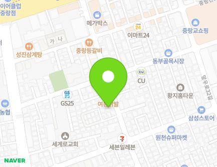 42 Mangu-ro 30-gil, Jungnang-gu, Seoul, Republic of Korea Map