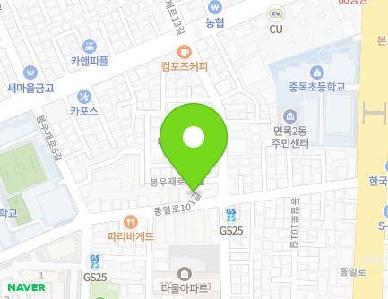 36 Dongil-ro 101-gil, Jungnang-gu, Seoul, Republic of Korea Map