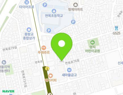 12-12 Myeonmok-ro 78-gil, Jungnang-gu, Seoul, Republic of Korea Map