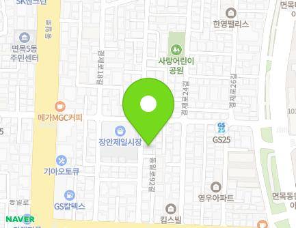 7 Dongil-ro 96ga-gil, Jungnang-gu, Seoul, Republic of Korea Map