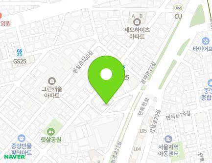 71-10 Gyeomjae-ro 27-gil, Jungnang-gu, Seoul, Republic of Korea Map