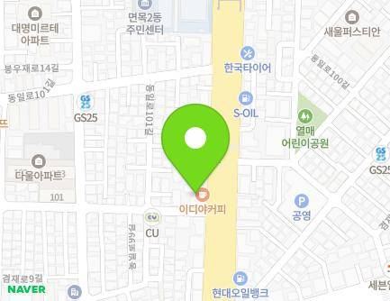 643 Dongil-ro, Jungnang-gu, Seoul, Republic of Korea Map