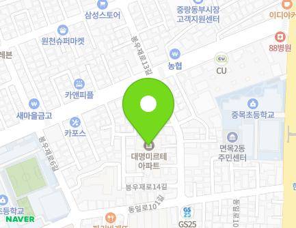 20-3 Bongujae-ro 14-gil, Jungnang-gu, Seoul, Republic of Korea Map