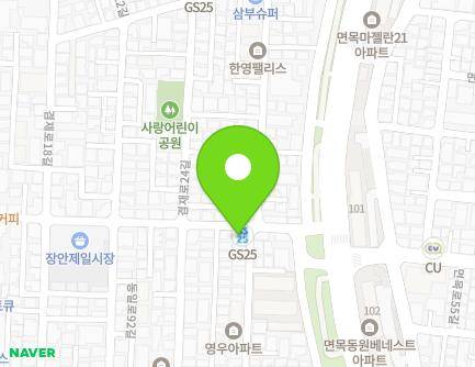 46 Dongil-ro 96-gil, Jungnang-gu, Seoul, Republic of Korea Map