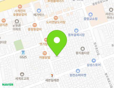 45-5 Mangu-ro 30-gil, Jungnang-gu, Seoul, Republic of Korea Map