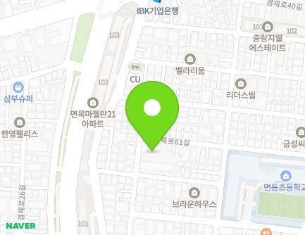 63 Myeonmok-ro 61-gil, Jungnang-gu, Seoul, Republic of Korea Map
