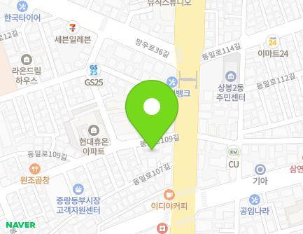 7 Dongil-ro 109-gil, Jungnang-gu, Seoul, Republic of Korea Map