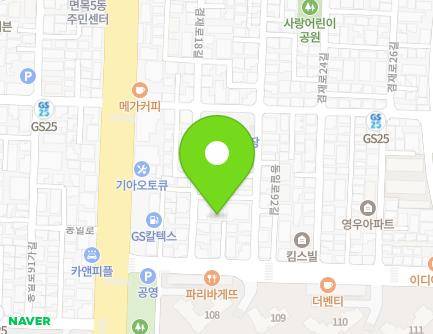 17-7 Dongil-ro 92-gil, Jungnang-gu, Seoul, Republic of Korea Map