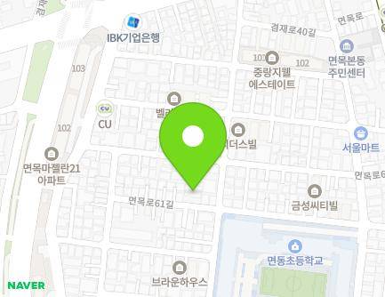 50 Myeonmok-ro 61-gil, Jungnang-gu, Seoul, Republic of Korea Map