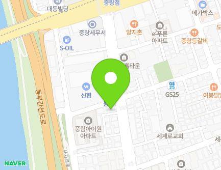 69 Jungnangcheon-ro, Jungnang-gu, Seoul, Republic of Korea Map