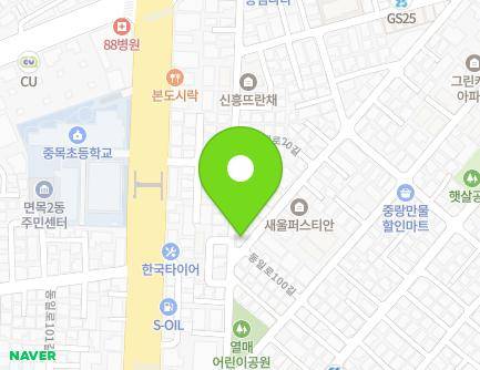 45 Bongujae-ro 20-gil, Jungnang-gu, Seoul, Republic of Korea Map