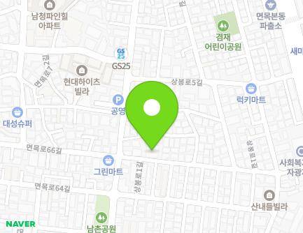59-6 Gyeomjae-ro 54-gil, Jungnang-gu, Seoul, Republic of Korea Map