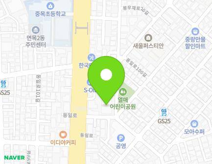 11 Dongil-ro 100-gil, Jungnang-gu, Seoul, Republic of Korea Map