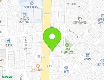 652 Dongil-ro, Jungnang-gu, Seoul, Republic of Korea Map