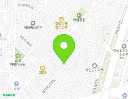 25 Gyeomjae-ro 23ga-gil, Jungnang-gu, Seoul, Republic of Korea Map