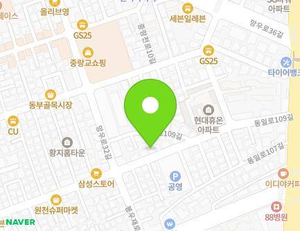 40 Dongil-ro 109-gil, Jungnang-gu, Seoul, Republic of Korea Map