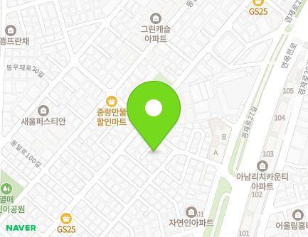 21-3 Myeonmokcheon-ro 23-gil, Jungnang-gu, Seoul, Republic of Korea Map