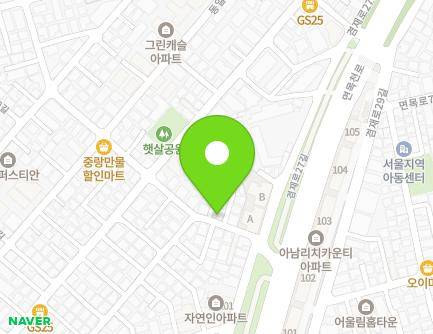 14 Myeonmokcheon-ro 23-gil, Jungnang-gu, Seoul, Republic of Korea Map