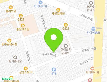 28-6 Dongil-ro 109-gil, Jungnang-gu, Seoul, Republic of Korea Map