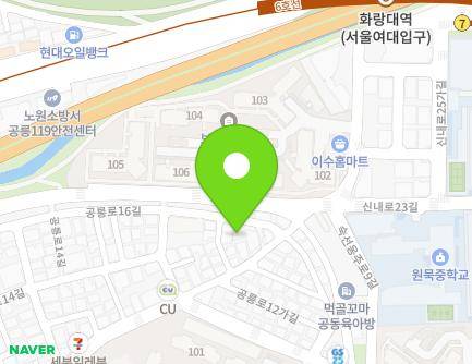 64 Gongneung-ro 16-gil, Jungnang-gu, Seoul, Republic of Korea Map