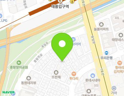 356-12 Jungnangcheon-ro, Jungnang-gu, Seoul, Republic of Korea Map