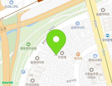 16 Jungnangyeok-ro 47-gil, Jungnang-gu, Seoul, Republic of Korea Map