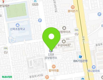 142 Jungnangyeok-ro, Jungnang-gu, Seoul, Republic of Korea Map