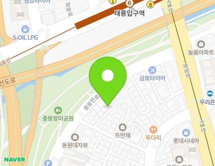 22-9 Jungnangyeok-ro 47-gil, Jungnang-gu, Seoul, Republic of Korea Map