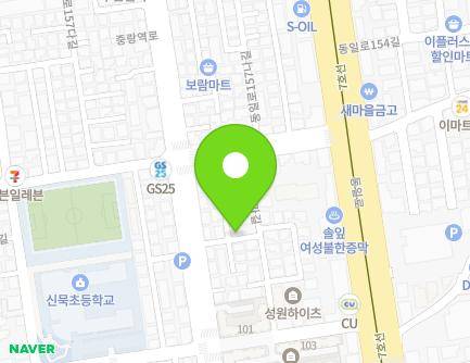 19-13 Dongil-ro 151-gil, Jungnang-gu, Seoul, Republic of Korea Map