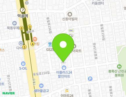 15-6 Dongil-ro 154-gil, Jungnang-gu, Seoul, Republic of Korea Map