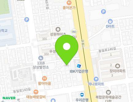 6-13 Dongil-ro 143-gil, Jungnang-gu, Seoul, Republic of Korea Map