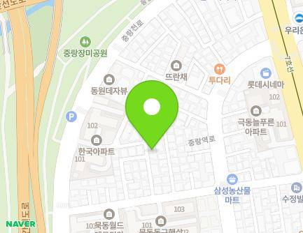 14 Dongil-ro 169ga-gil, Jungnang-gu, Seoul, Republic of Korea Map