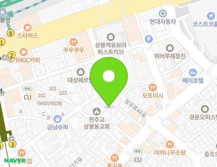 63-13 Bongujae-ro 33-gil, Jungnang-gu, Seoul, Republic of Korea Map