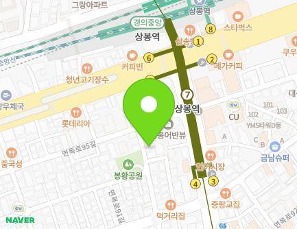 11-5 Myeonmok-ro 95-gil, Jungnang-gu, Seoul, Republic of Korea Map