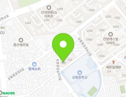 45 Sangbongjungang-ro 6-gil, Jungnang-gu, Seoul, Republic of Korea Map