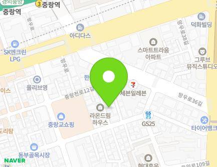 87-6 Jungnangcheon-ro 10-gil, Jungnang-gu, Seoul, Republic of Korea Map