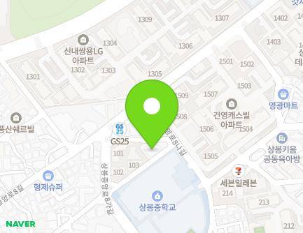 57 Sangbongjungang-ro 6-gil, Jungnang-gu, Seoul, Republic of Korea Map