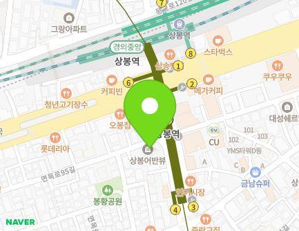 489 Myeonmok-ro, Jungnang-gu, Seoul, Republic of Korea Map