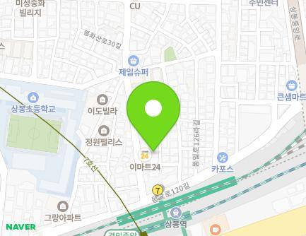 103-9 Bonghwasan-ro 30-gil, Jungnang-gu, Seoul, Republic of Korea Map