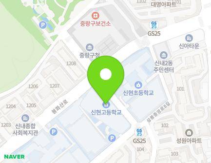 174 Bonghwasan-ro, Jungnang-gu, Seoul, Republic of Korea Map