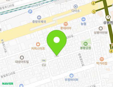 47 Dongil-ro 116-gil, Jungnang-gu, Seoul, Republic of Korea Map