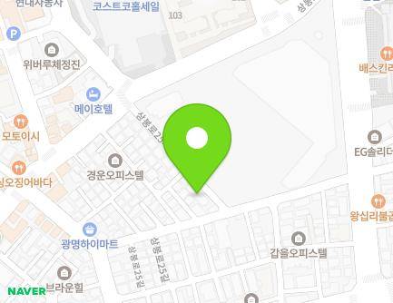 9 Sangbong-ro 25ga-gil, Jungnang-gu, Seoul, Republic of Korea Map